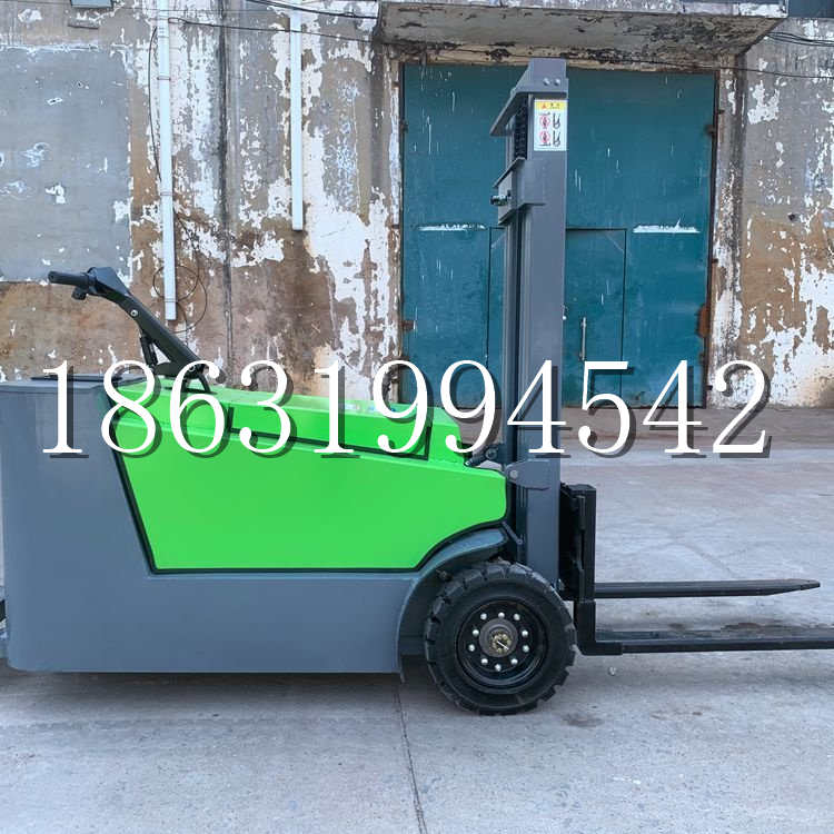华池县小型电动叉车1吨2吨步行站驾式电瓶堆高充电装卸车液压升降车铲车